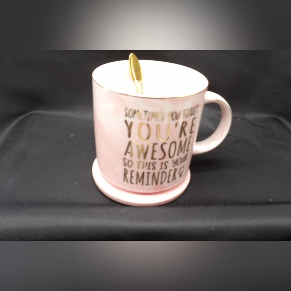 Mugpie You're Awesome Mug, Trivet, and Spoon - Picture 2 of 5